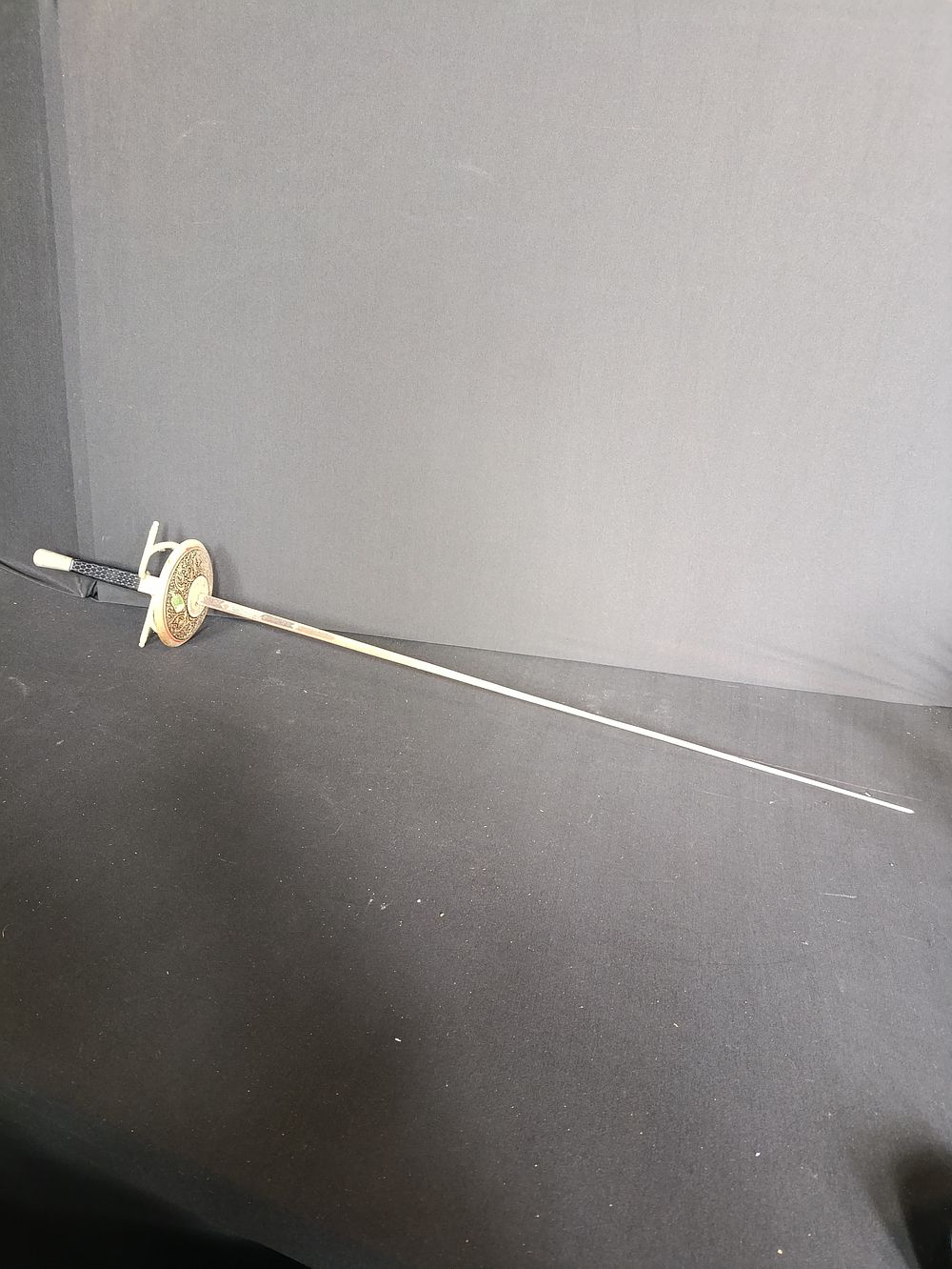 Lot 221: Antique decorative Rapier/Fencing sword, approximately 80cm long