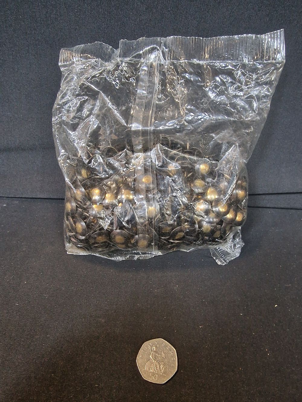 Lot 72: Bag of 5/8" Head Upholstery Nails. 965g