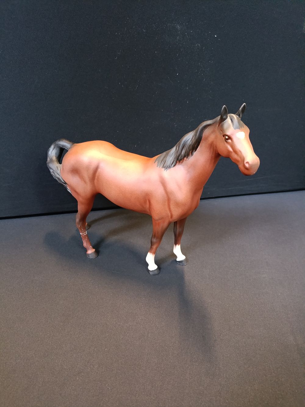 Lot 125: Royal Doulton Matt Brown horse figurine, approximately 22cm...