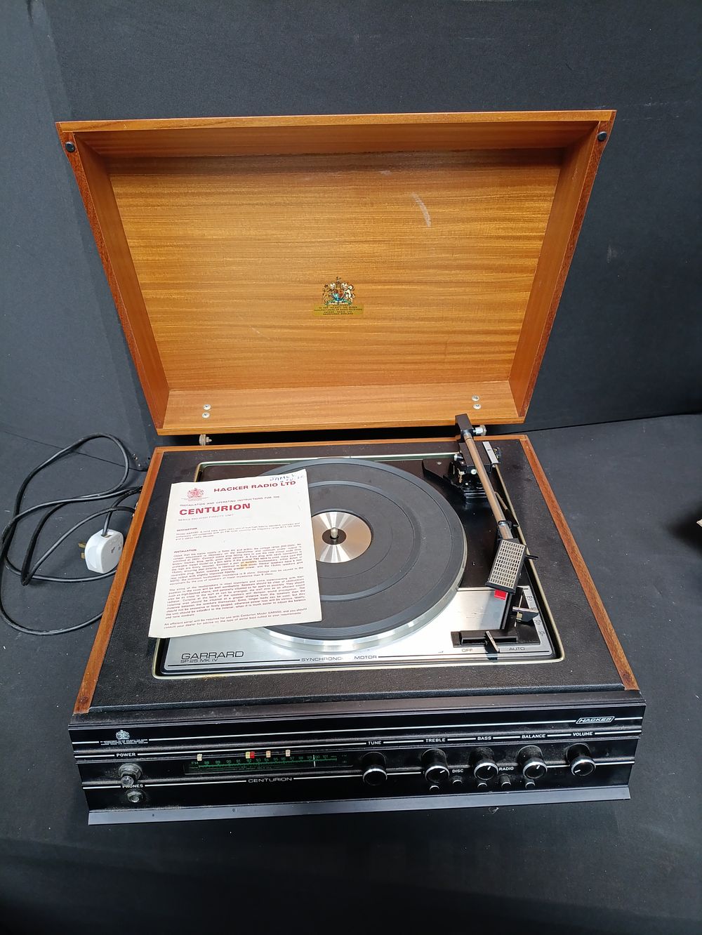 Lot 200: Hacker Centurion series 550, Gerrard SP25 MK IV...