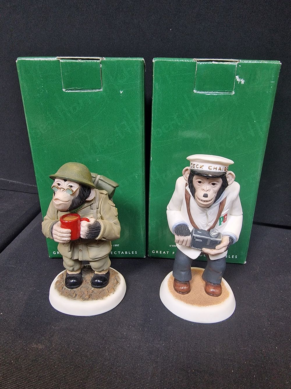 Lot 240: Pair of Vintage Robert Harrop PG Tips Chimps....