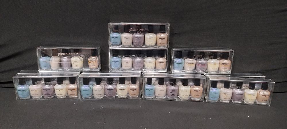 Lot 266: 12 sets of Pierre Cardin nail lacquer sets