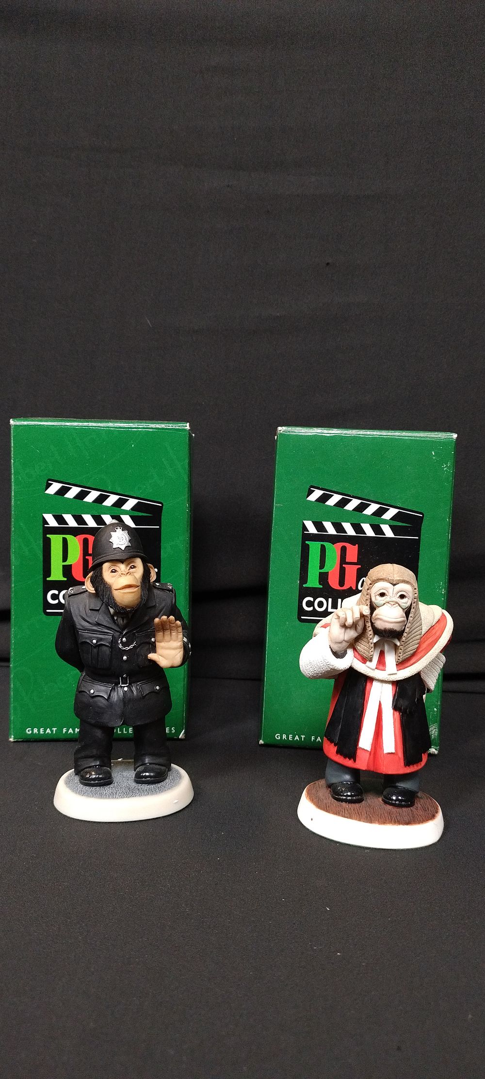 Lot 276: Two PG Tips Chimps Collection. P.C. Gotcha police...