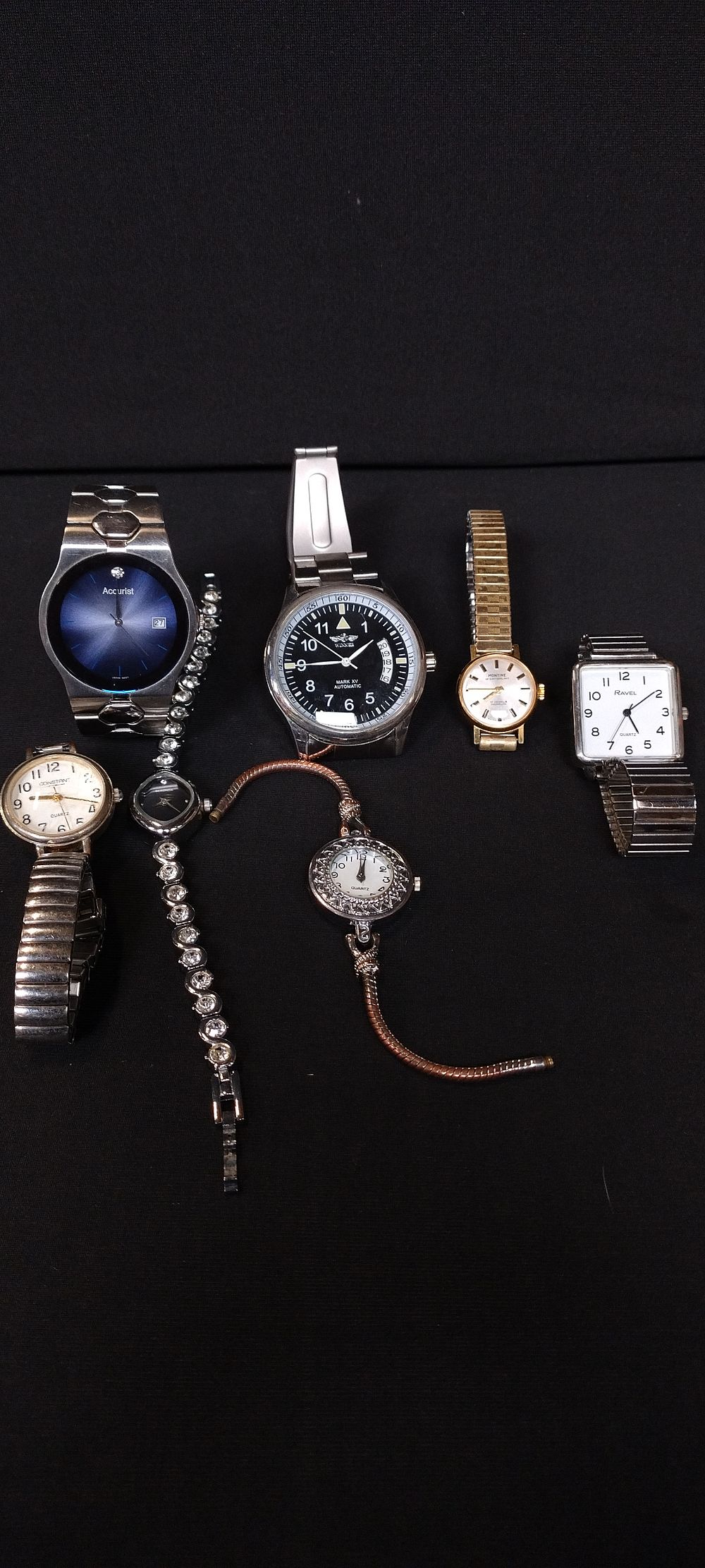 Lot 352: 7 ladies and gents watches including Sekonda, constant,...