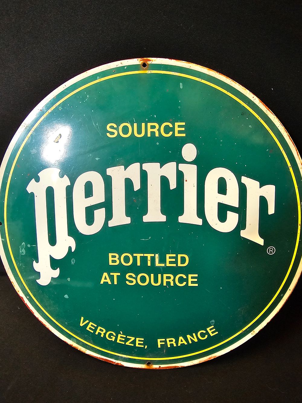 Lot 379: PERRIER advertisment sign.