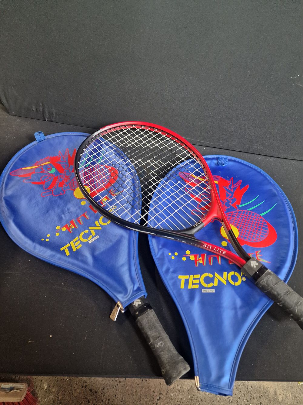 Lot 58: Pair of Tecno Hitlite Tennis Rackets