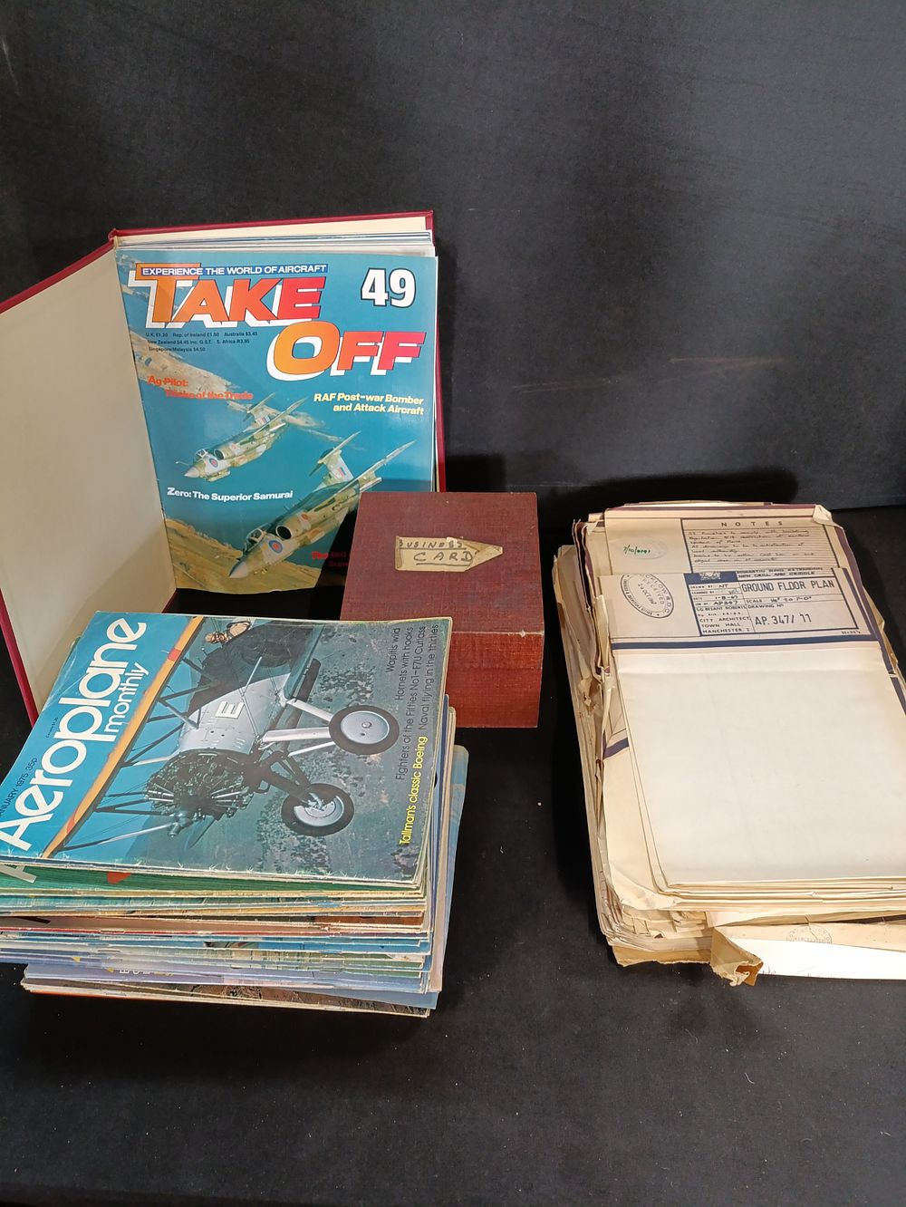 Lot 60: Large selection of aviation magazines and Ephemera dated...