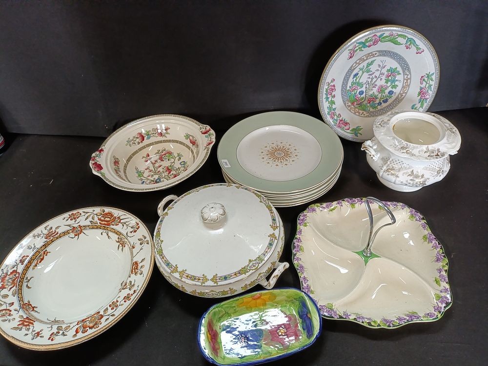 Lot 61: Selection of pottery including Royal Doulton, Johnson Bro,...