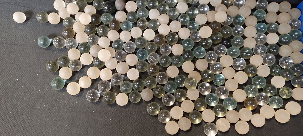 Lot 168: Bag of Vintage Glass Marbles. Approx. 1.4kg