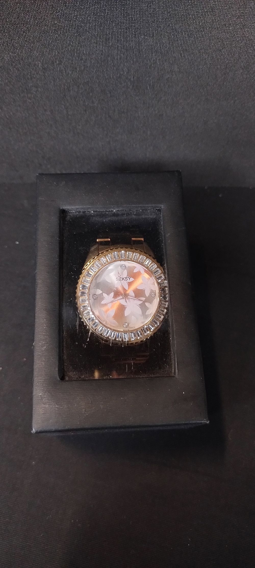 Lot 221: Seksy Women's Quartz Watch with Rose Gold Dial...