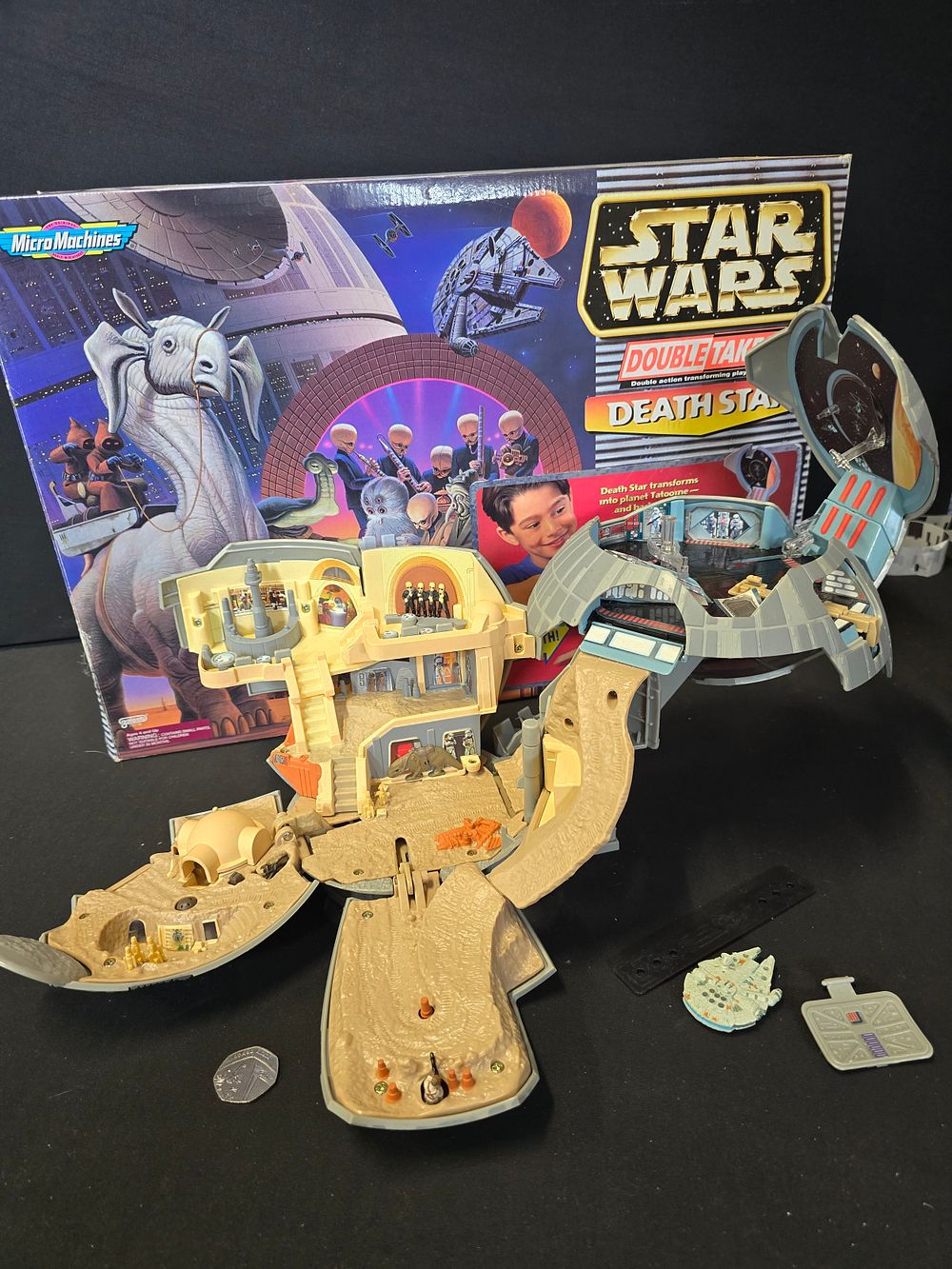 Lot 227: Star Wars Micro machine death star