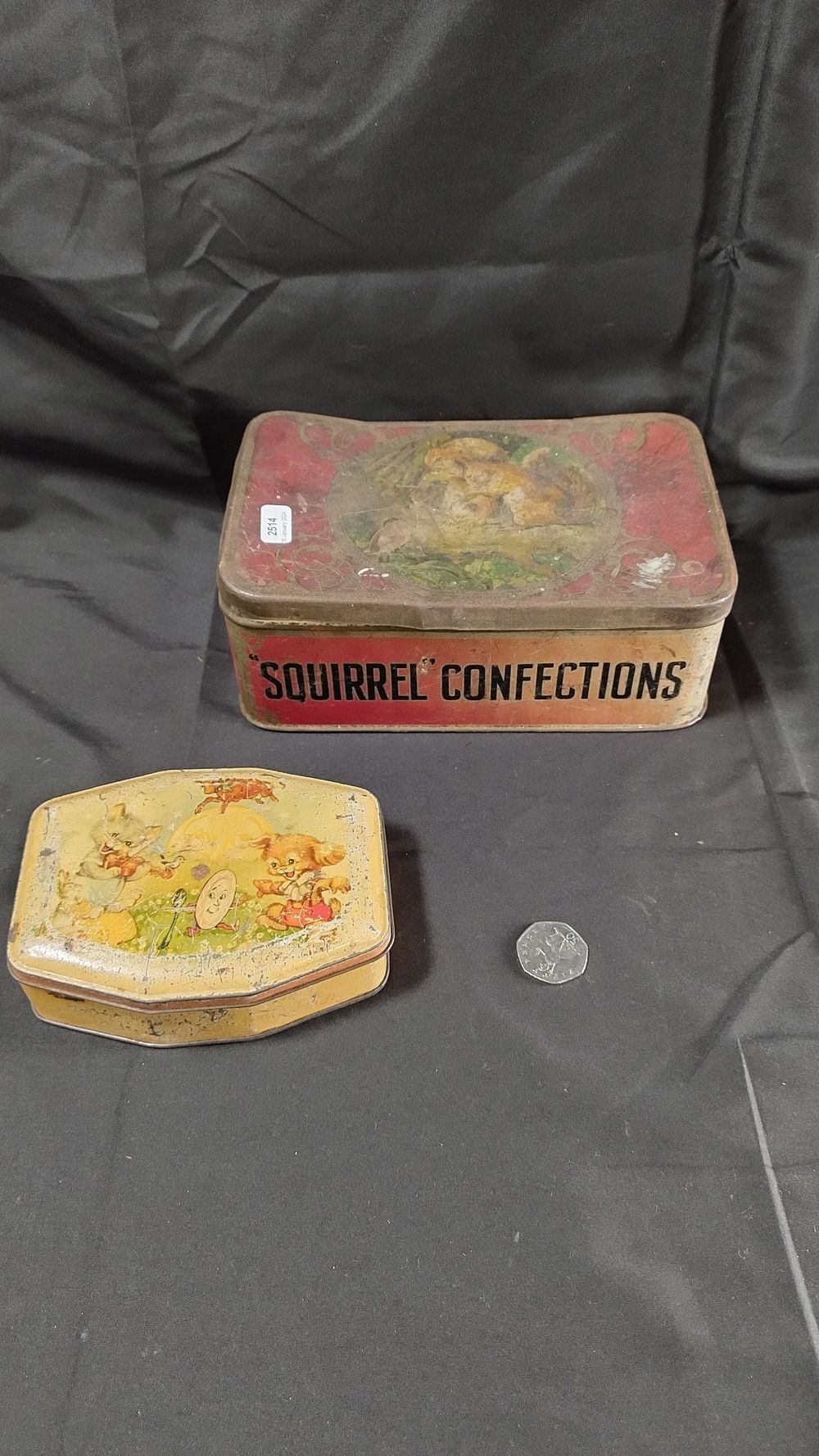 Lot 233: 2 Collectable vintage tins