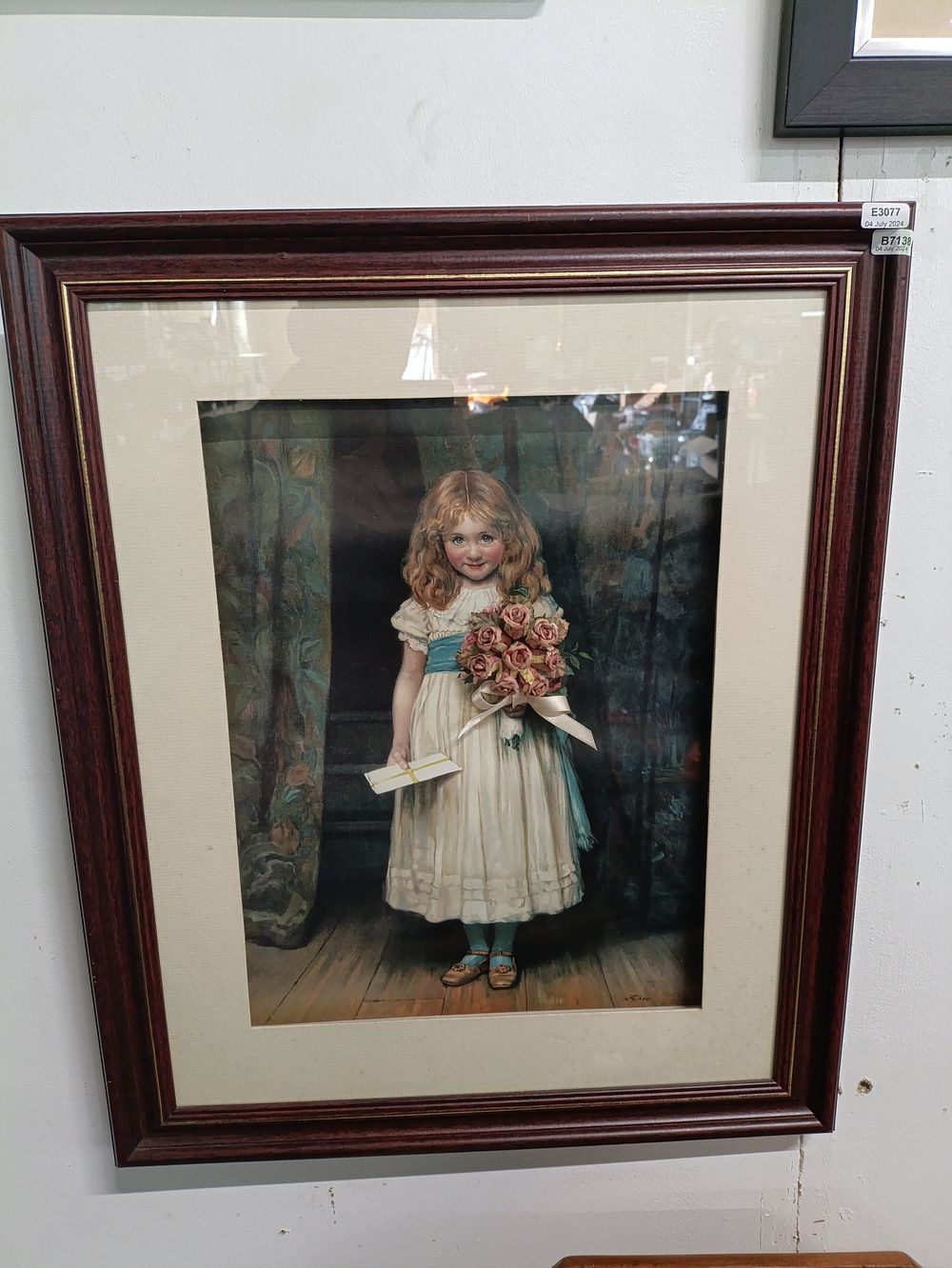 Lot 238: Framed print of 'Greetings' by Charles Trevor Garland...