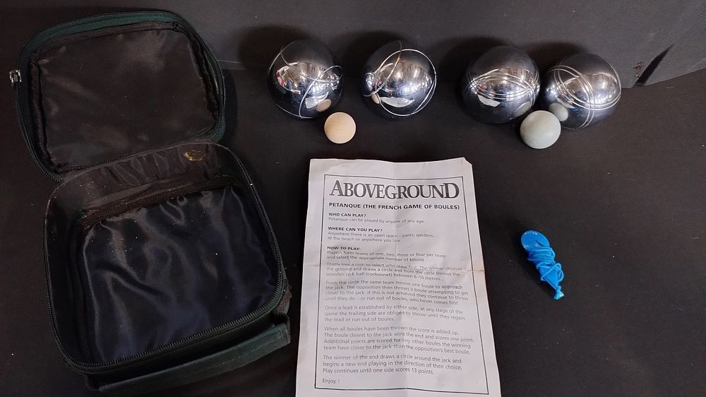 Lot 261: Set of French Boules With Jack