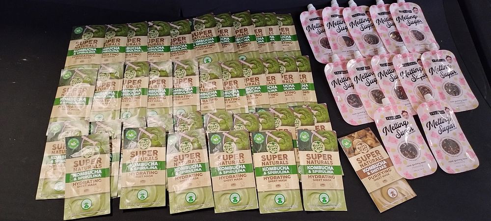 Lot 149: 52 x various face masks including Super Naturals...