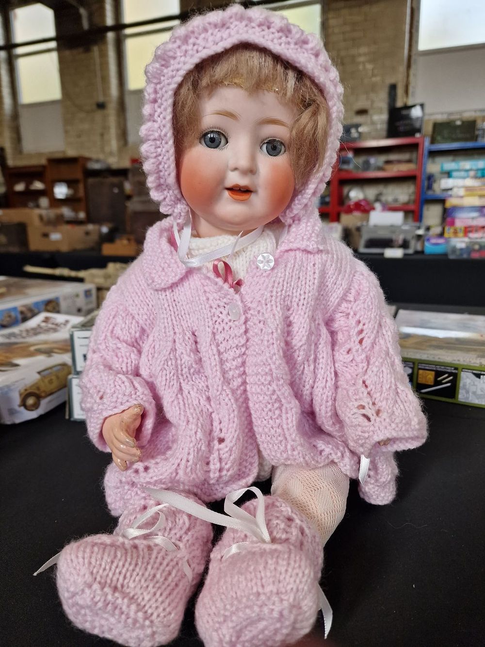 Lot 308: Vintage Porceline Doll (Porzellanfabrik Burggrub Germany)169 - 31/2....