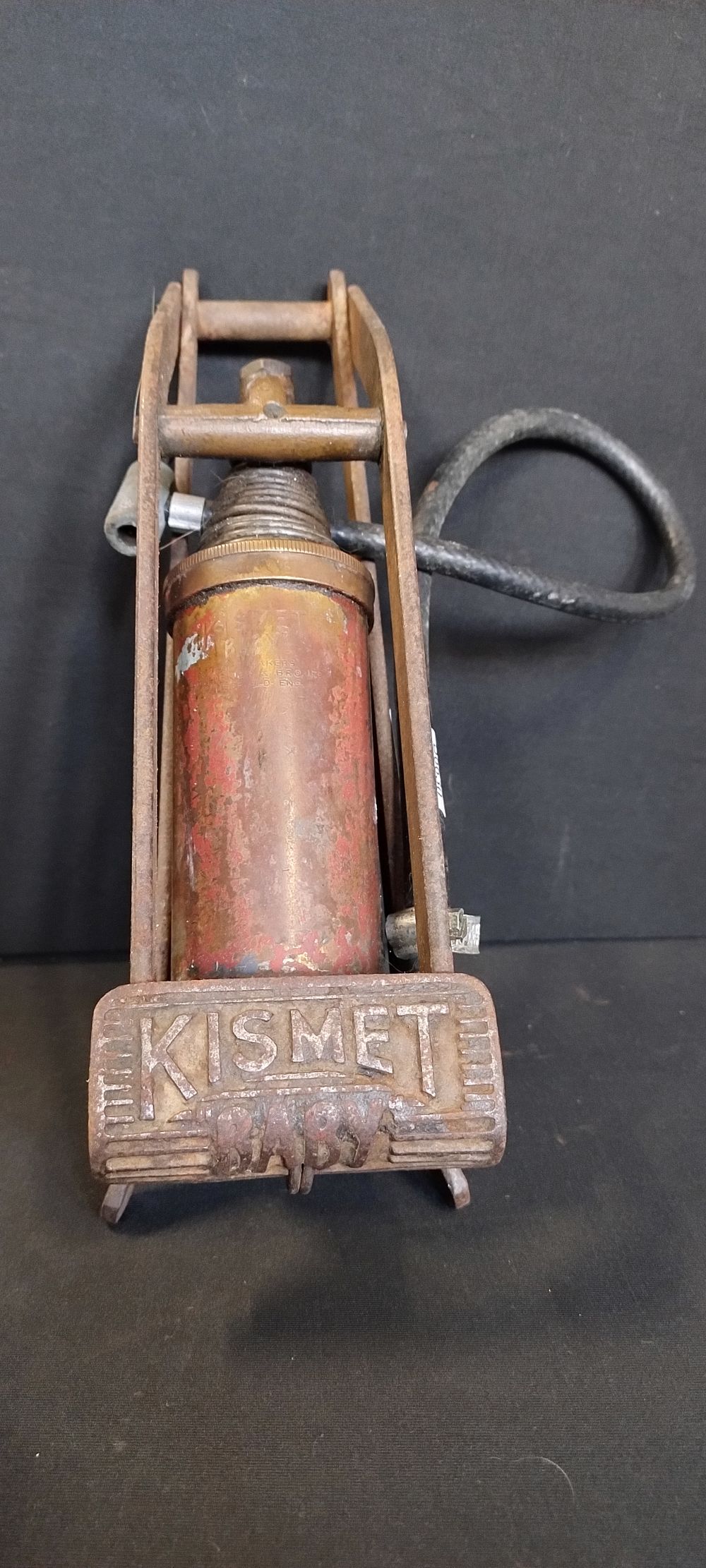 Lot 182: Vintage foot pump by Kismet Baby, and a...