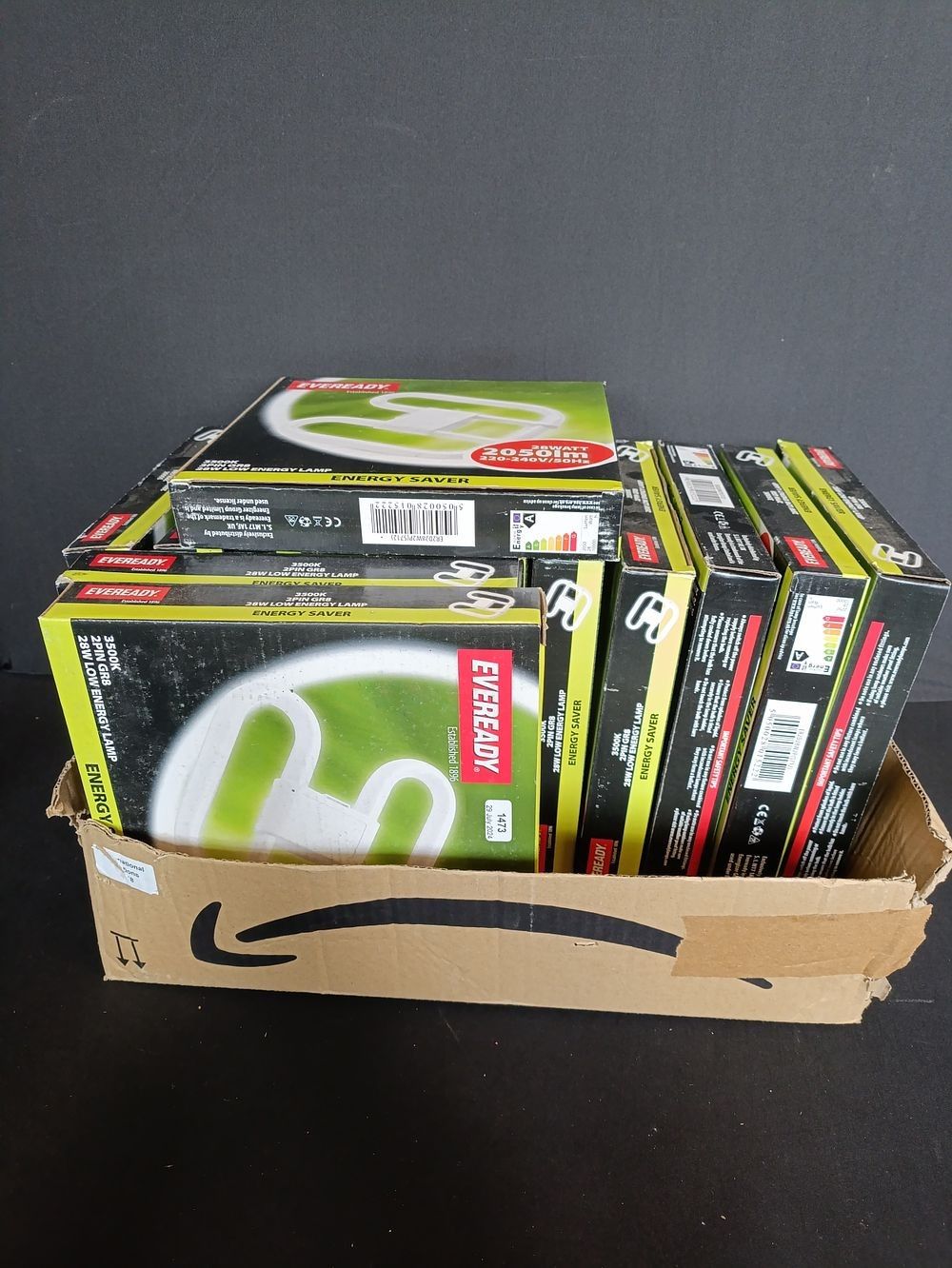 Lot 214: 14 brand new Eveready 2 pin GR8 low...