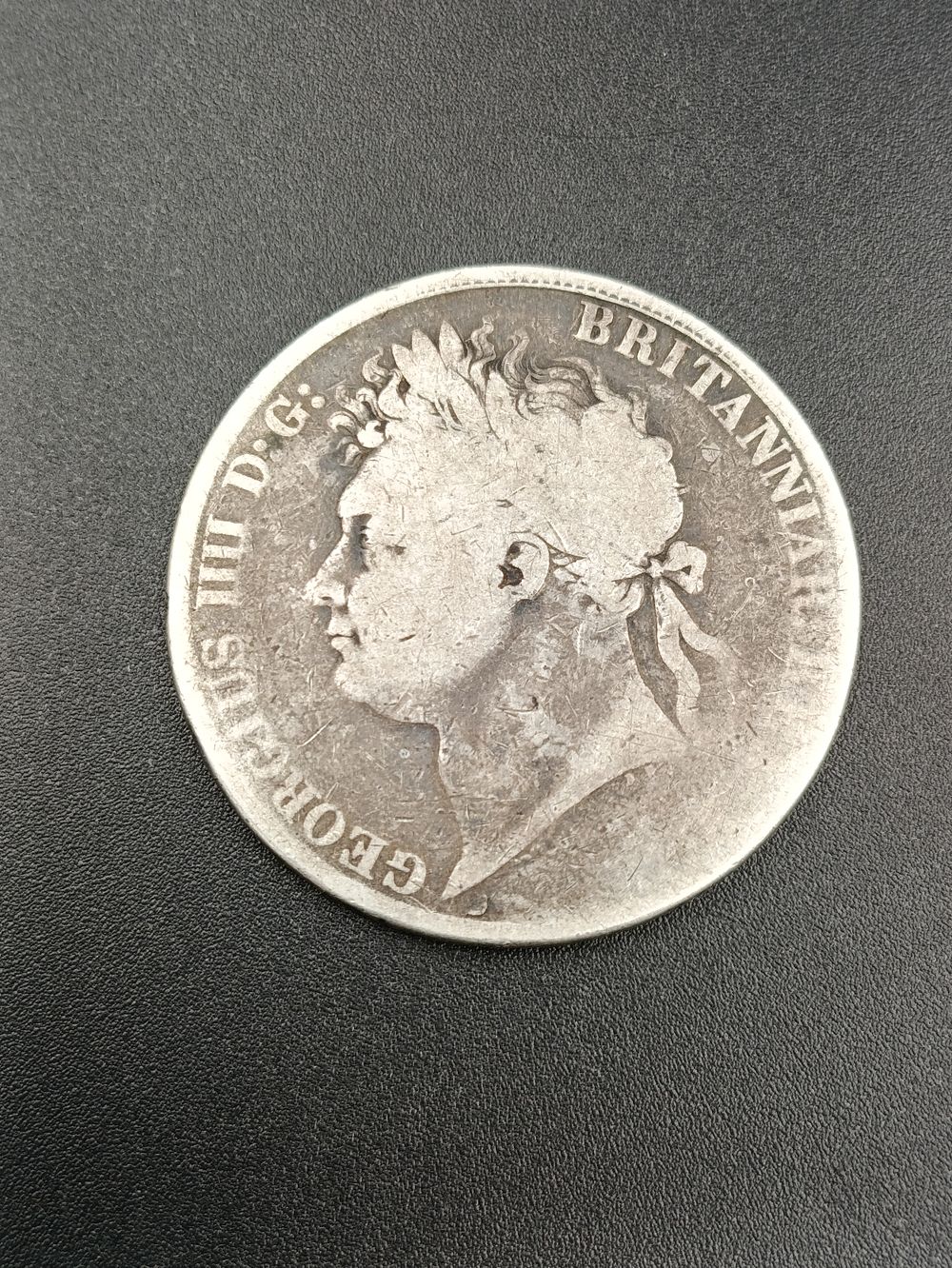 Lot 230: King George IV 1821 Sterling Silver 1 Crown...