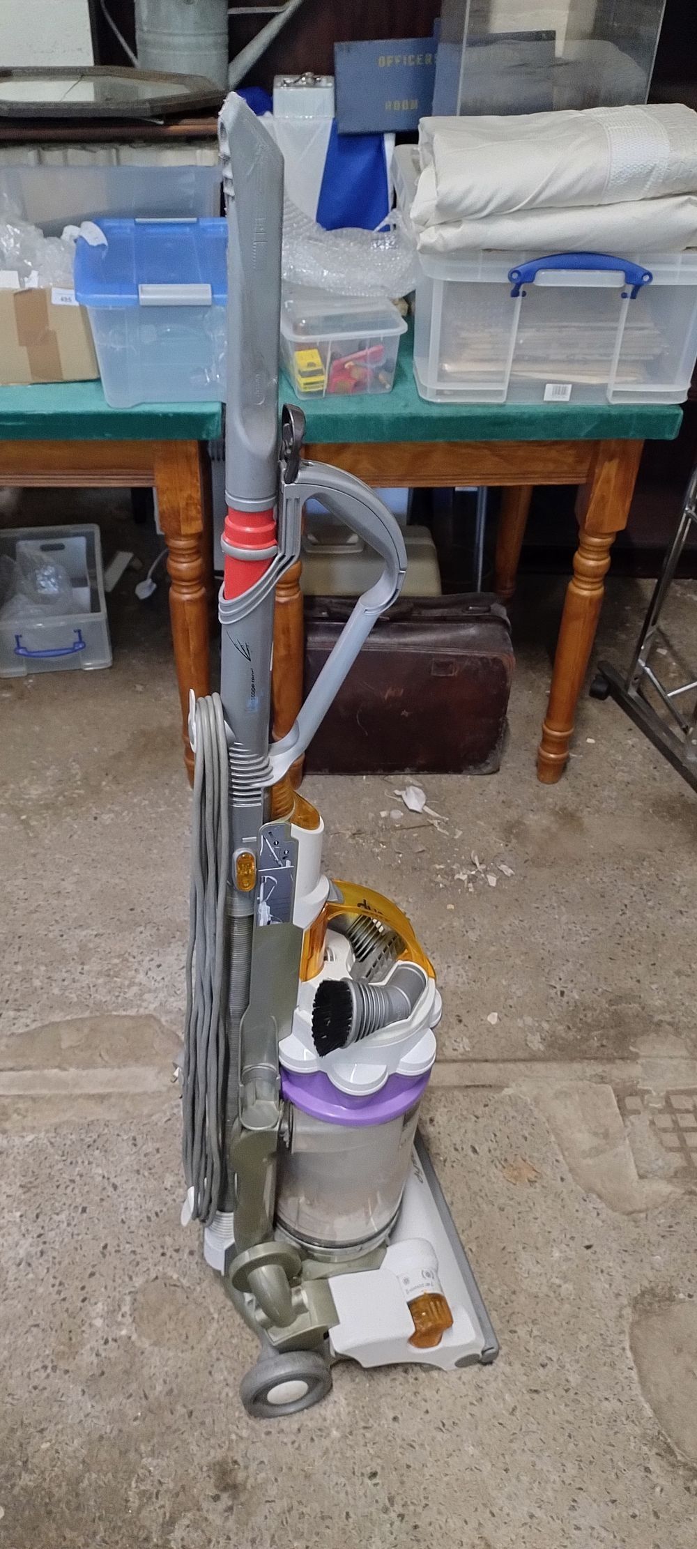 Lot 446: Reconditioned Dyson hoover with tools