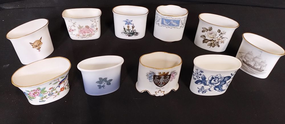 Lot 233: Vintage toothpick holders by, Royal Doulton, Royal Worcester,...