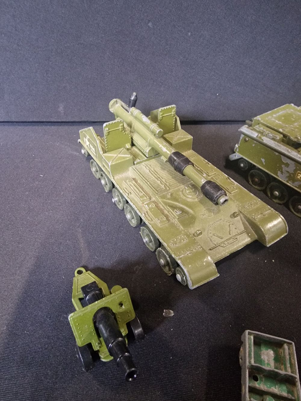 Lot 367: Vintage Collectable Army Vehicles by Dinky, Lesney and...