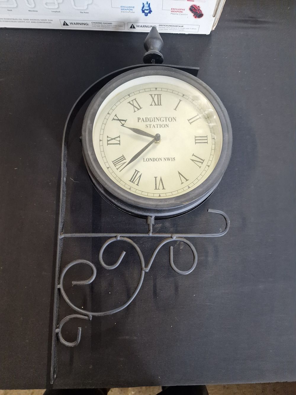 Lot 431: Wall Mounted Railway Clock. Clock Face is Approx....