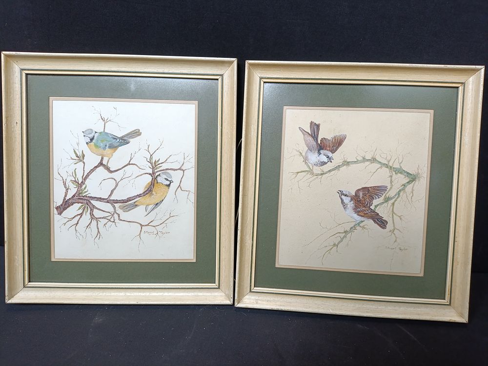 Lot 86: 2 (two) 1982 original watercolour paintings of Blue...