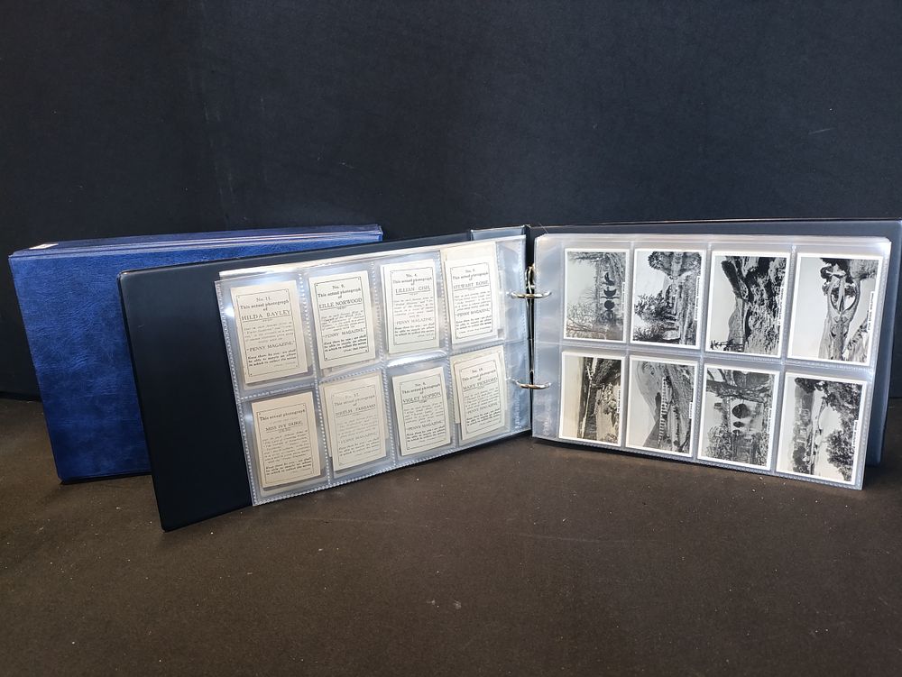 Lot 94: Large selection of approximately 300 cigarette cards in...