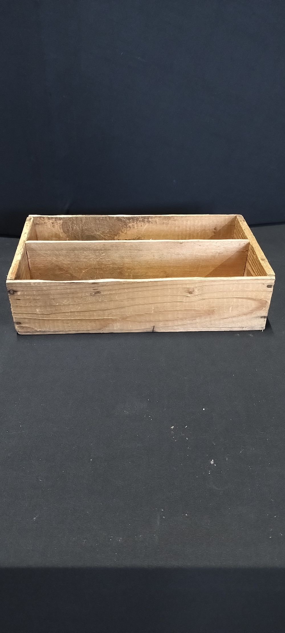 Lot 127: Two wooden trays with dividers, one with a...