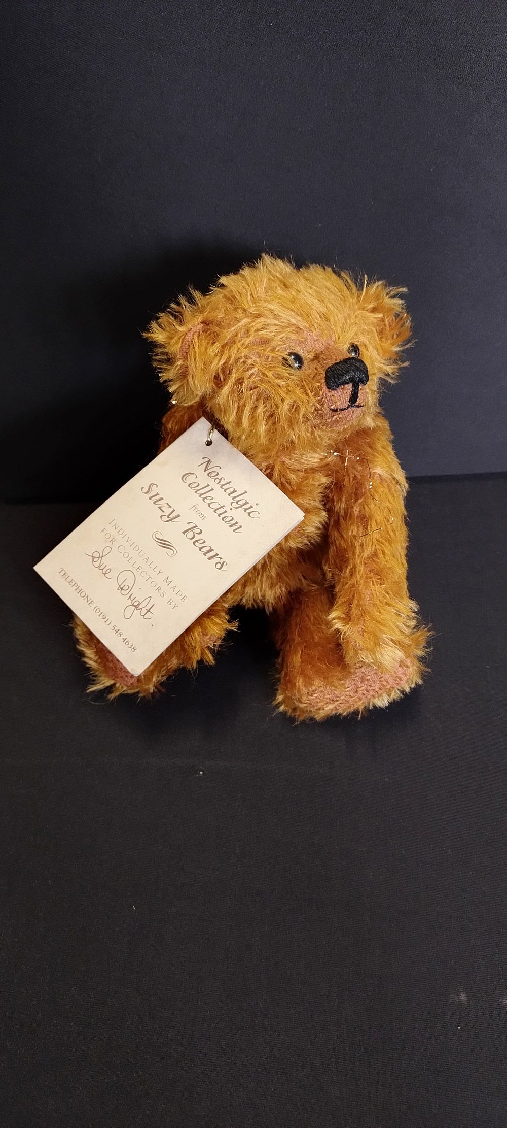 Lot 128: 1995, 100% mohair Suzy bear named Midge