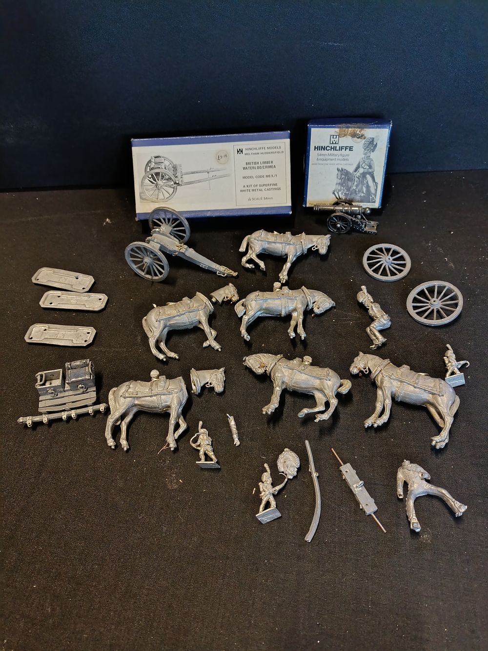 Lot 138: Collection of Hinchcliffe Models white metal castings of...