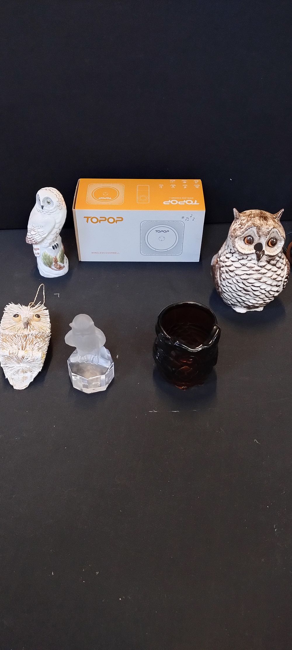 Lot 144: 5 x owls including Royal Staffordshire, Goebel 1995...