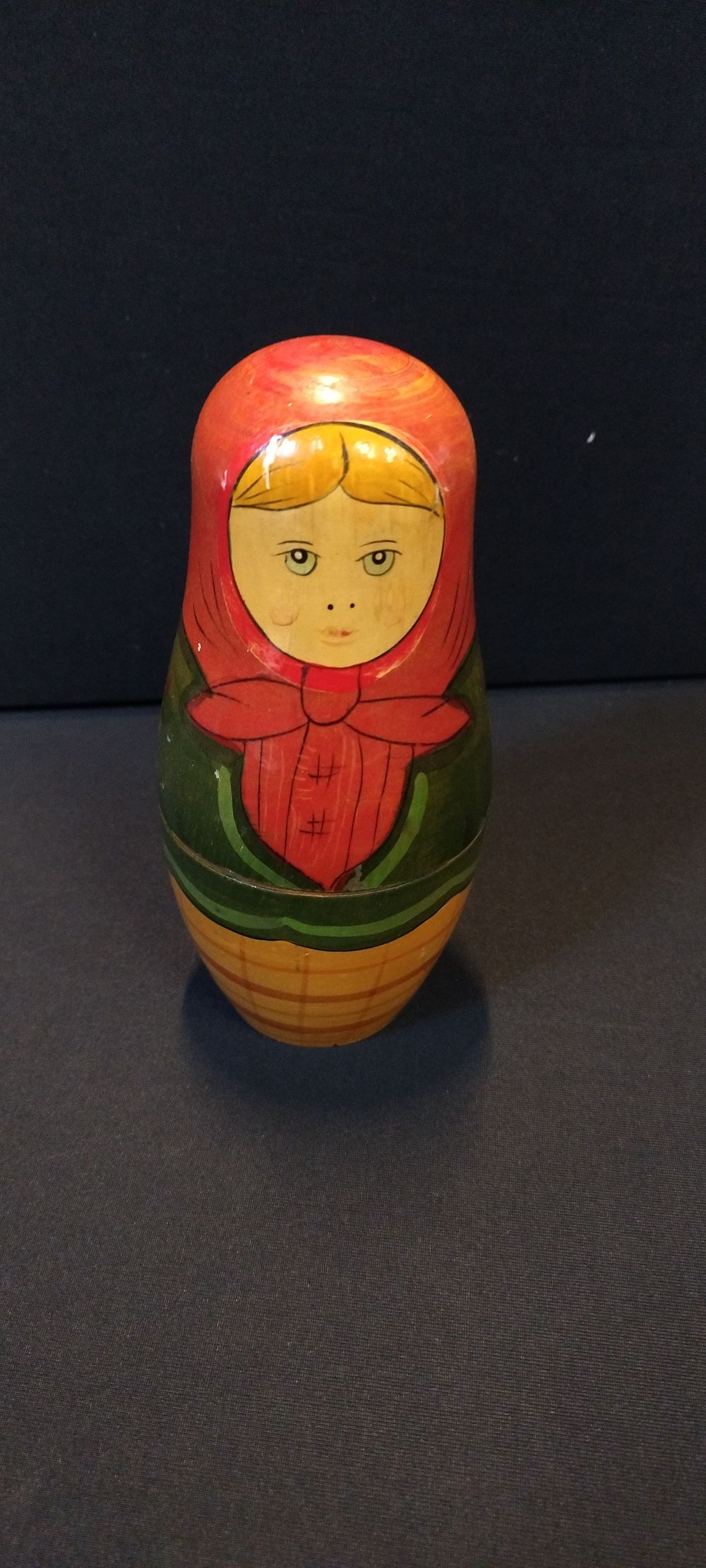 Lot 147: A vintage Russian nesting doll