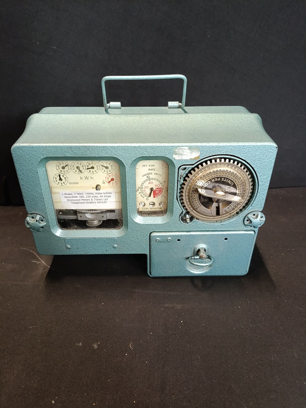 Lot 226: Vintage Smiths coin operated meter