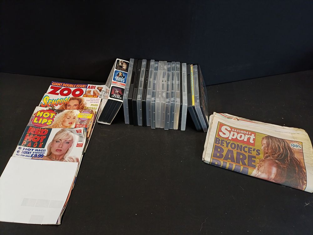 Lot 244: Selection of modern/vintage adult material including approximately 19...