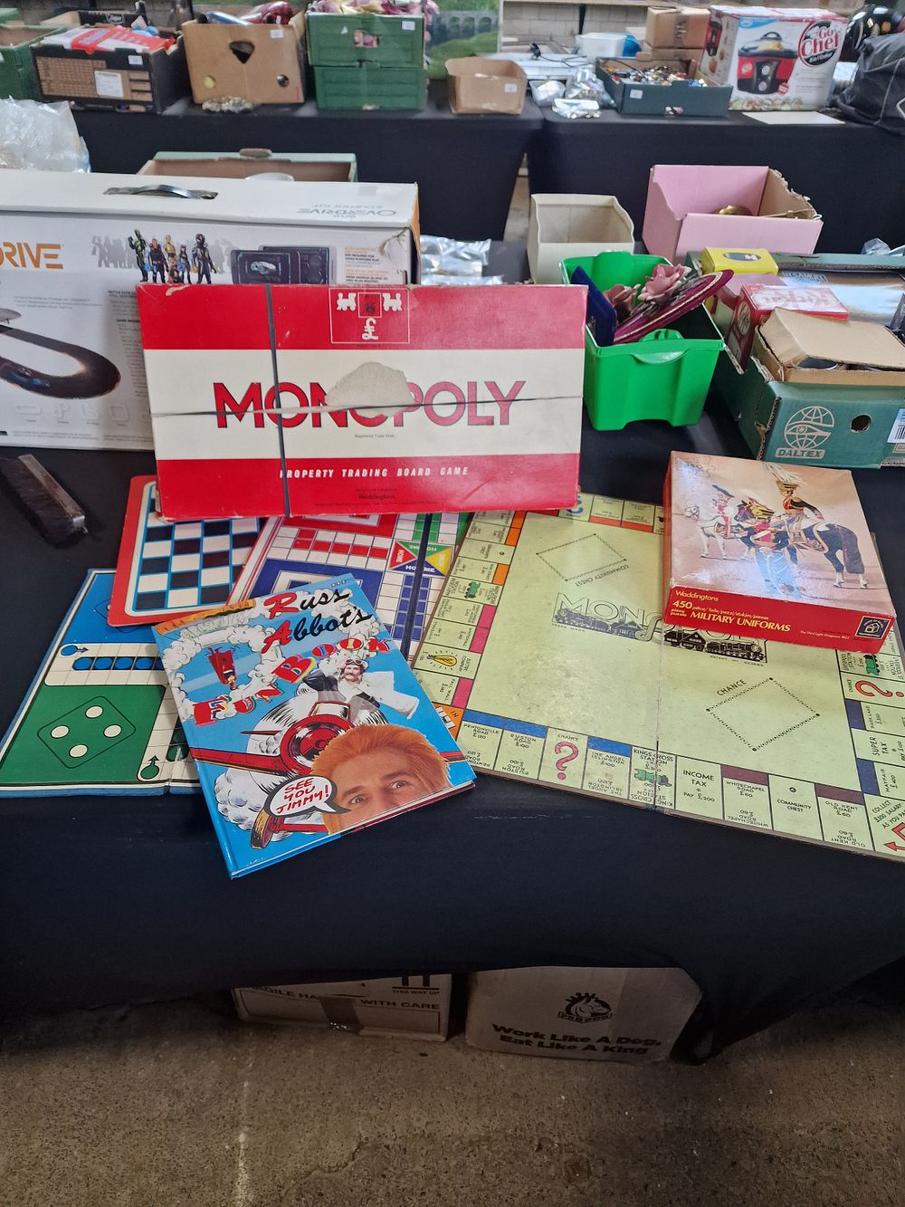 Lot 342: Vintage Games Boards, Jigsaw, Monopoly and Russ Abbots...