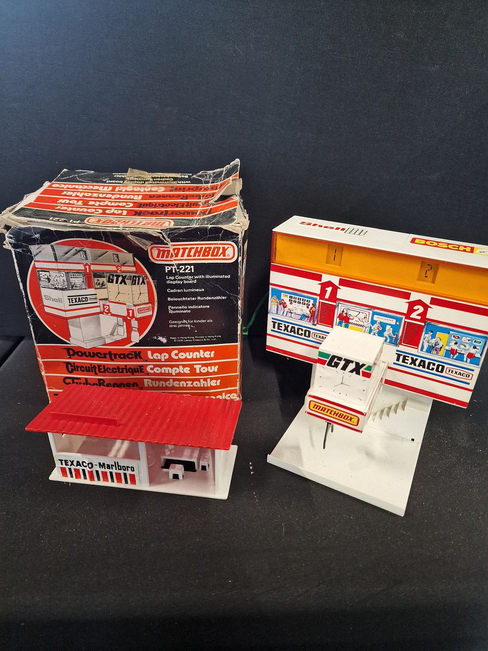 Lot 348: Vintage Matchbox PT-221 Powertrack Lap Counter in Original...