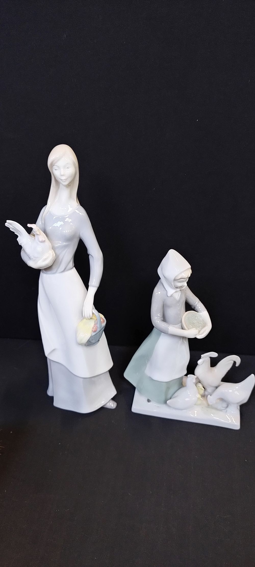 Lot 353: Two Carl Scheidig, Germany, figurines one holding a...
