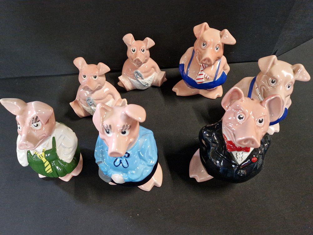Lot 420: 1980's NatWest wade pigs including, Baby Woody, Annabel,...