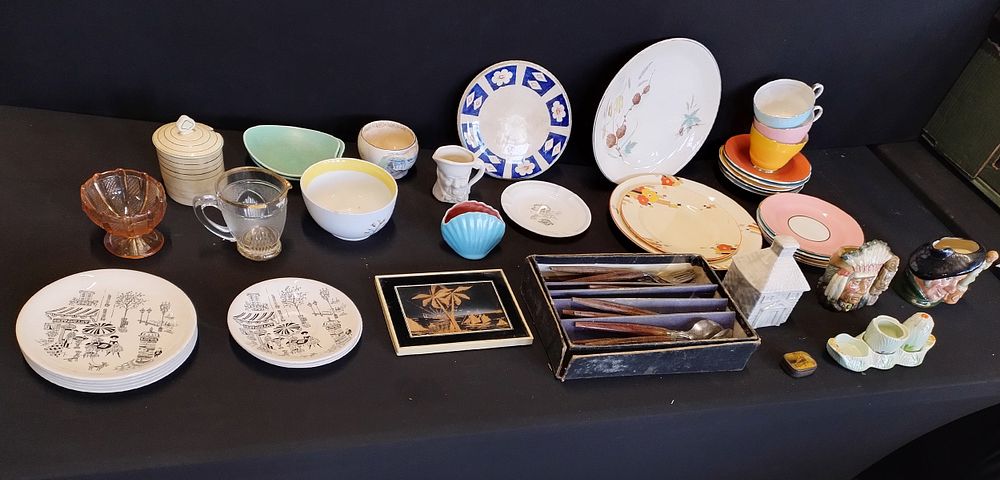 Lot 186: Various items including, Beswick, Royal Doulton, Wedgewood, Burleigh...