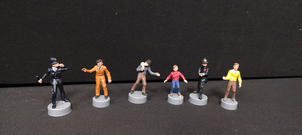 Lot 201: 6 x 60's cop and robber set including...