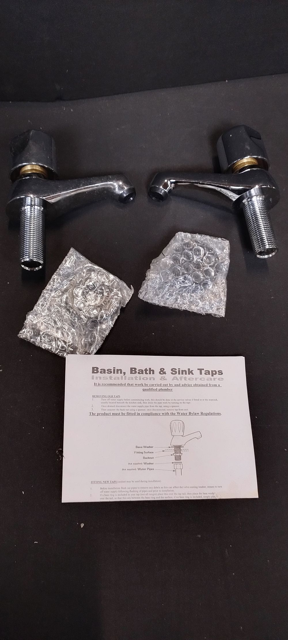 Lot 205: Unused Boxed Basin, bath and sink taps