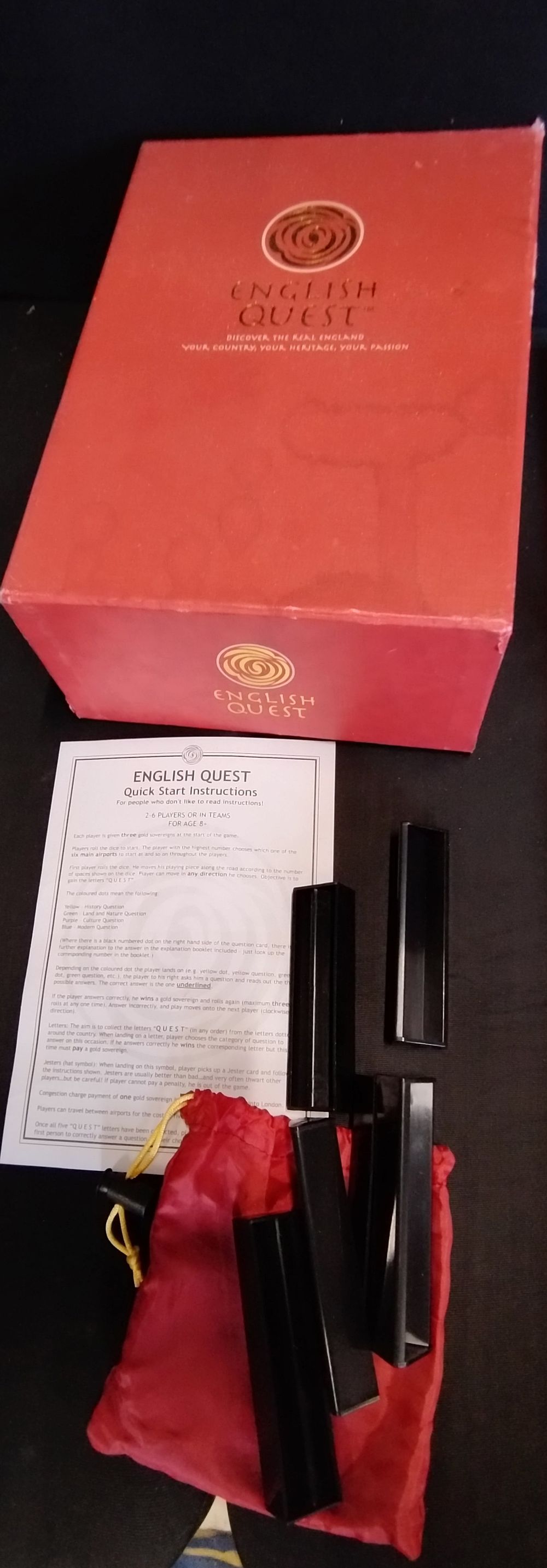 Lot 211: English Quest board game