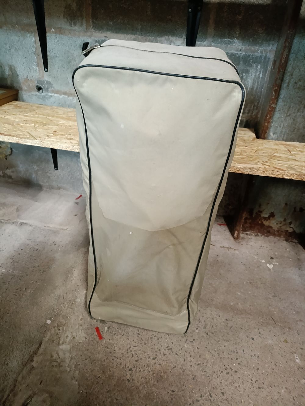 Lot 339: Anywhere bed large double fold out camp bed...