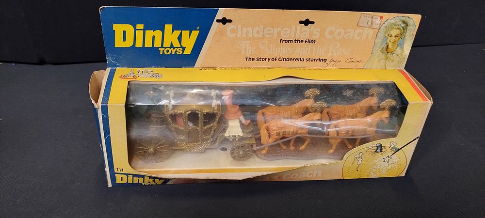 Lot 347: Vintage Dinky toys 1976 Cinderella's Coach from the...