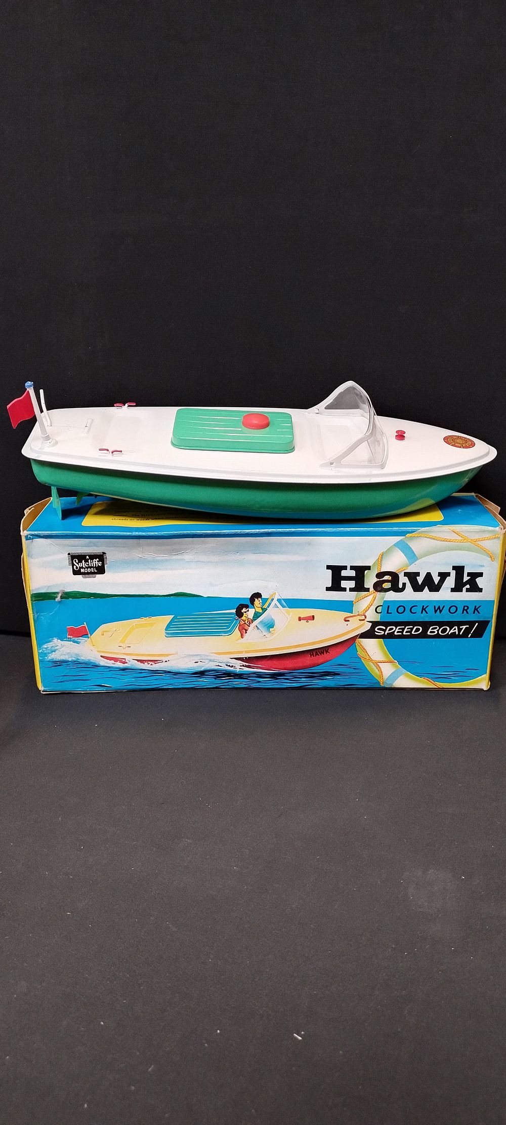 Lot 324: A vintage Sutcliffe Model, Hawk Clockwork Green and...
