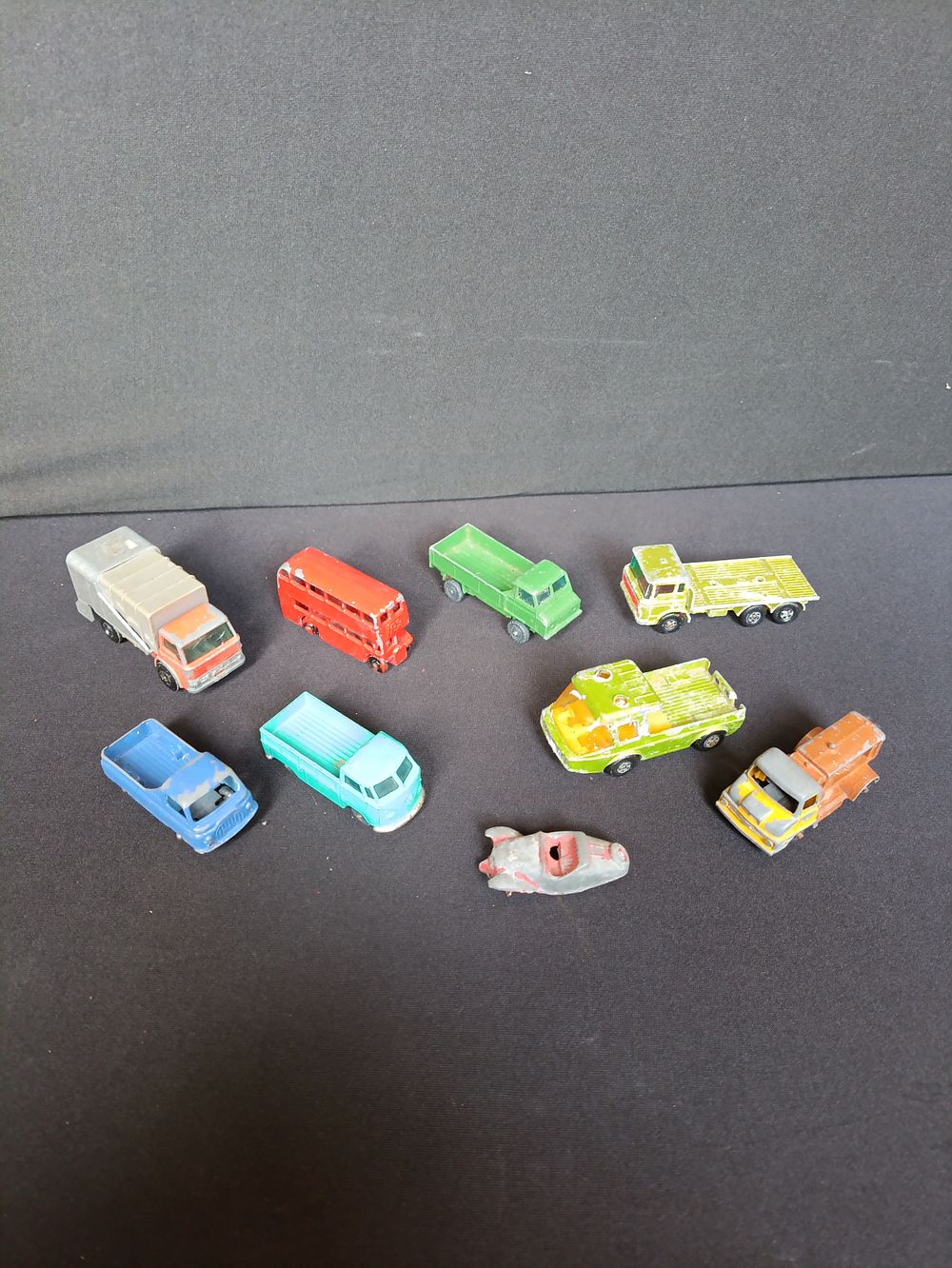 Lot 384: Collection of vintage diecast model vehicles including Lesney,...