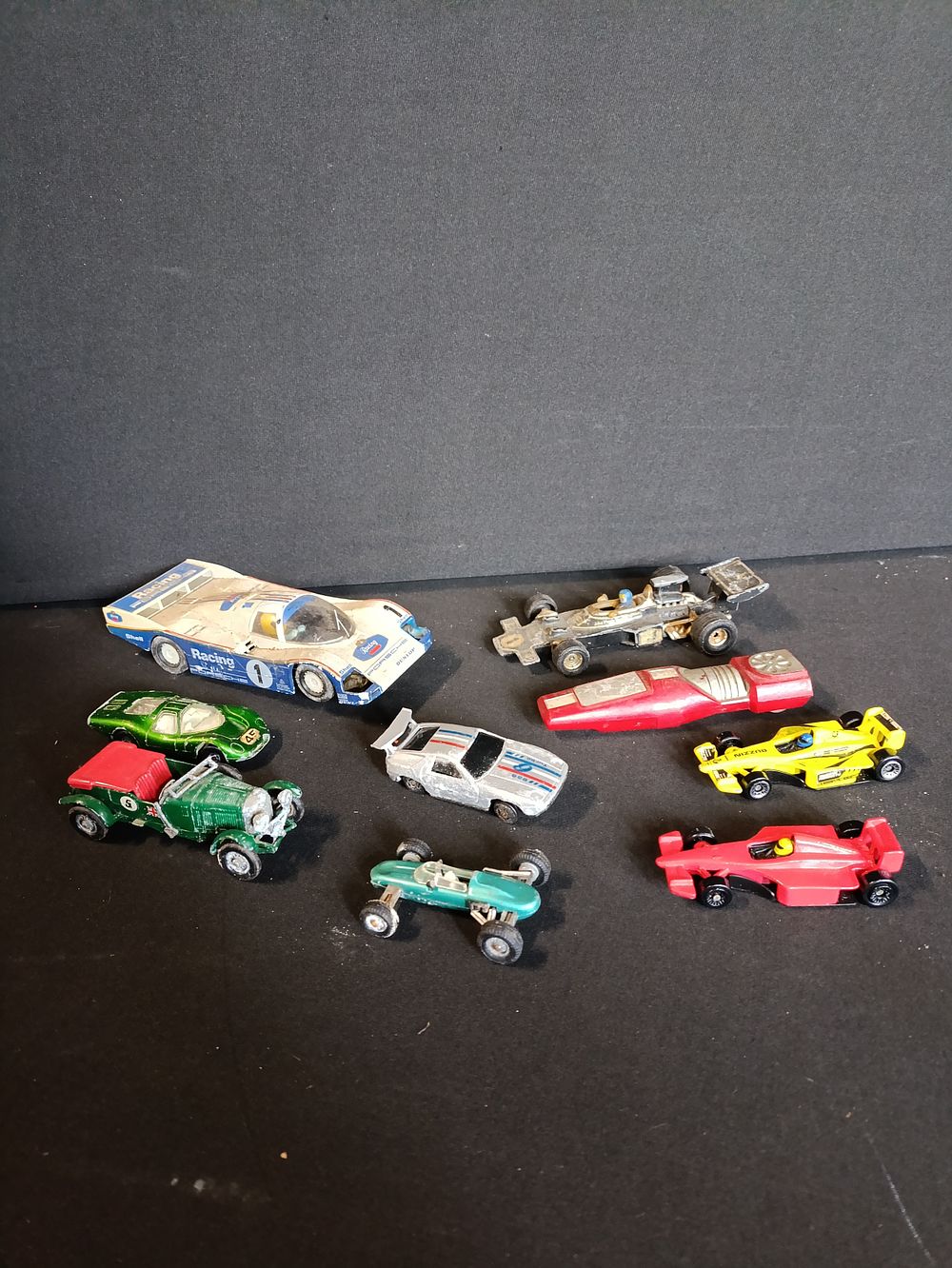 Lot 488: Selection of vintage model vehicles including Palitoy