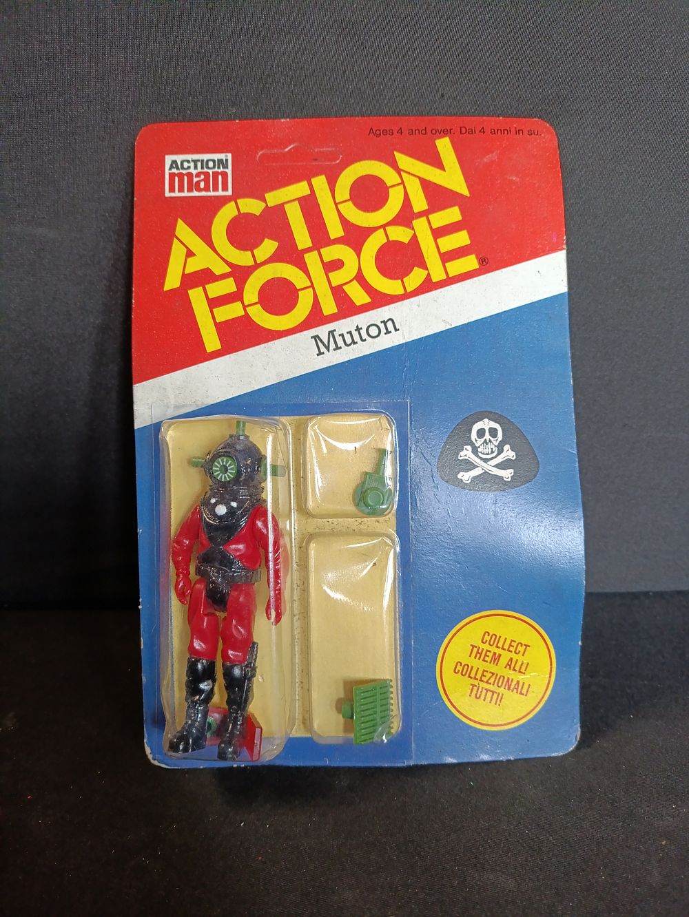 Lot 492: Vintage Palitoy Action Force, Action Man Muton still...